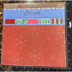 Patterned Paper Pack Elements by Creativity Inc, Seasonal Designs MPR72151
